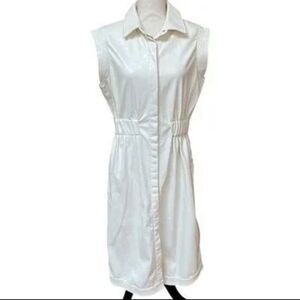 House of Harlow 1960 Vegan Leather Midi Dress